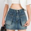 A-Line Denim Skirt
